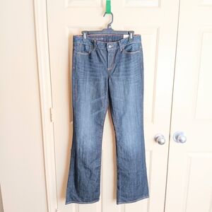 Talbots Women Signature Boot Cut Dark Blue Denim Jeans Size 6 NWT